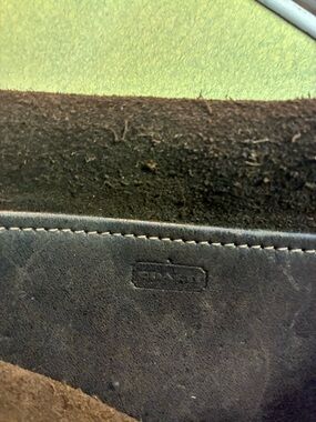 Women’s vintage Dark brown leather Coach handbag maybe Bonnie Cashin